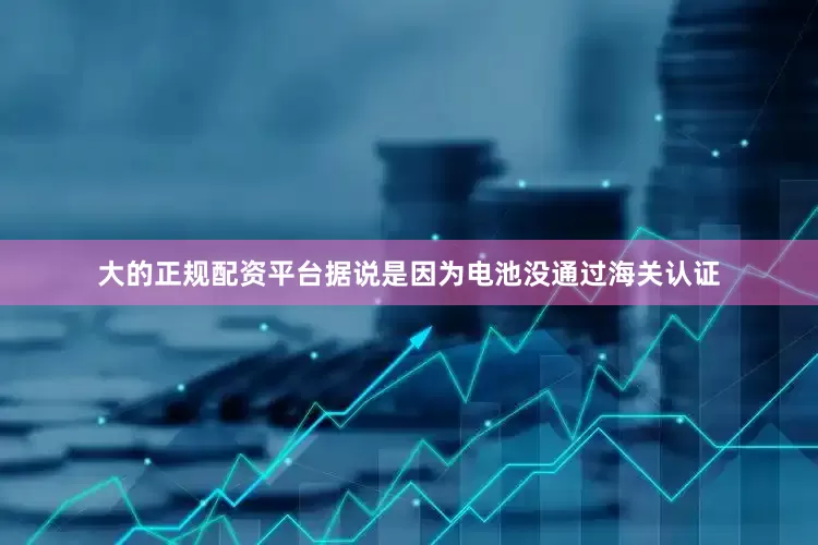 大的正规配资平台据说是因为电池没通过海关认证